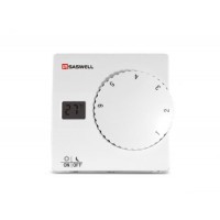 Neprogramuojamas laidinis termostatas Saswell SAS816WHB-0